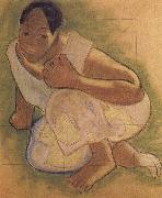 Tahiti woman Paul Gauguin